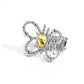 Aerial Artifact - Yellow - Paparazzi Ring Image