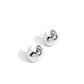 American CURL - Silver - Paparazzi Earring Image