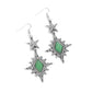 Stellar State of Mind - Green - Paparazzi Earring Image