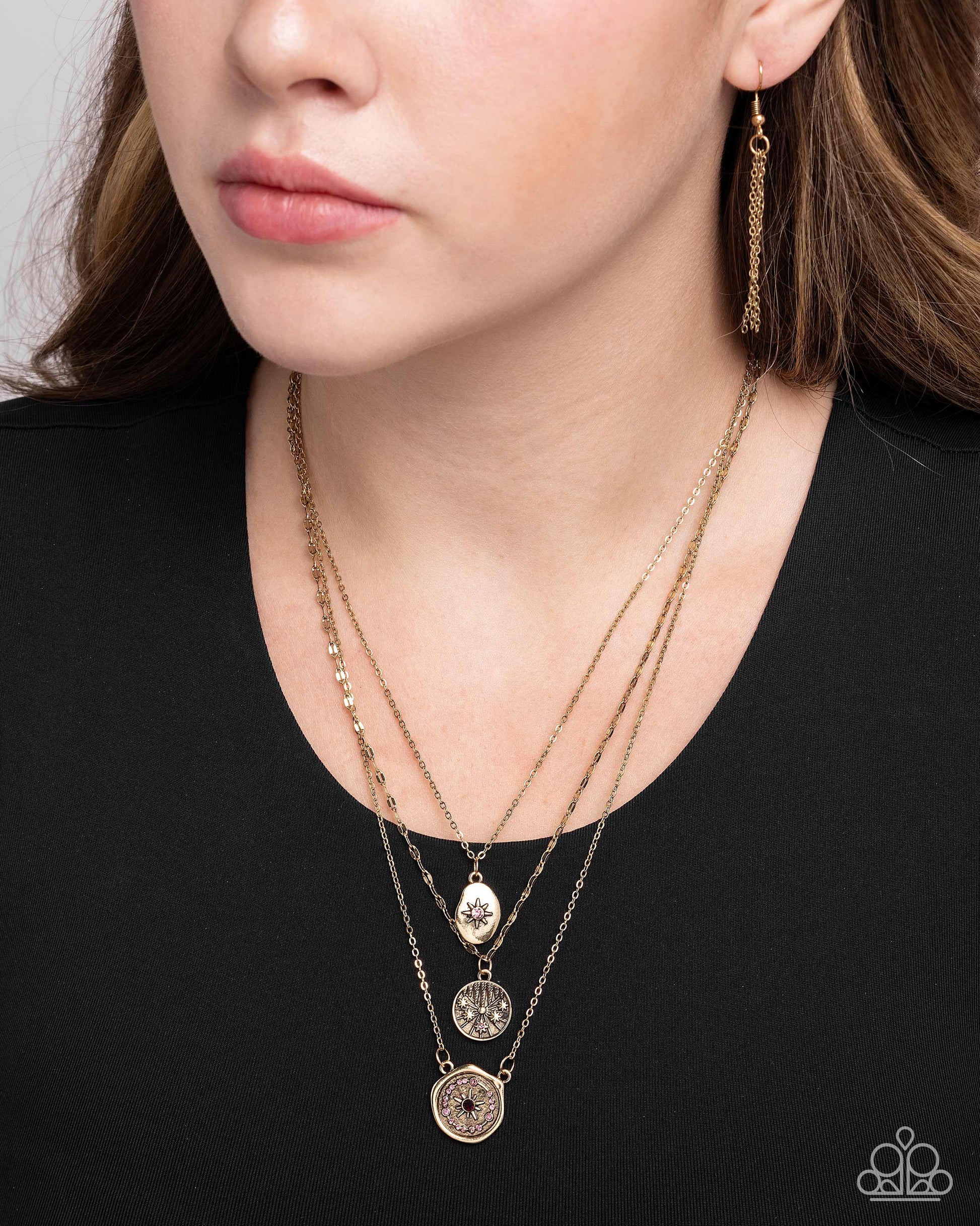 Stellar Spectacle - Purple - Paparazzi Necklace Image