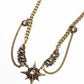 Cosmic Critique - Brass - Paparazzi Necklace Image
