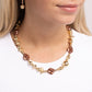 Rewriting Radiance - Brown - Paparazzi Necklace Image