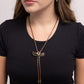 Eagle Emblem - Brass - Paparazzi Necklace Image