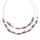 Earthy Extrovert - Purple - Paparazzi Necklace Image