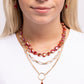 Admirable Affection - Red - Paparazzi Necklace Image
