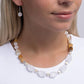 Crackling Chic - White - Paparazzi Necklace Image