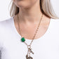 Hopeful Heights - Green - Paparazzi Necklace Image