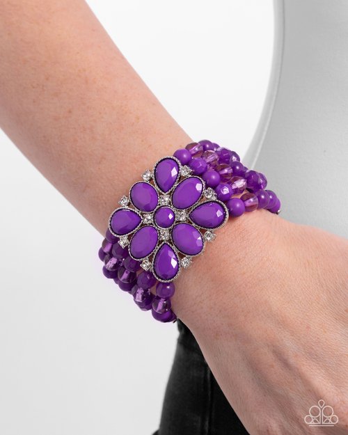 Everything is New - Purple - Paparazzi Bracelet Image