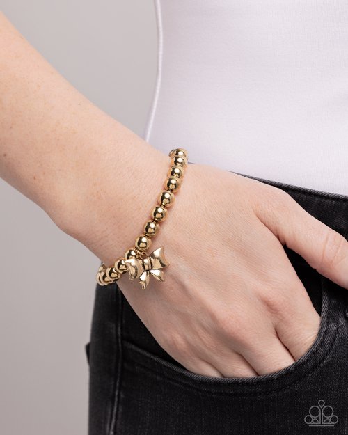 Young Lady - Gold - Paparazzi Bracelet Image