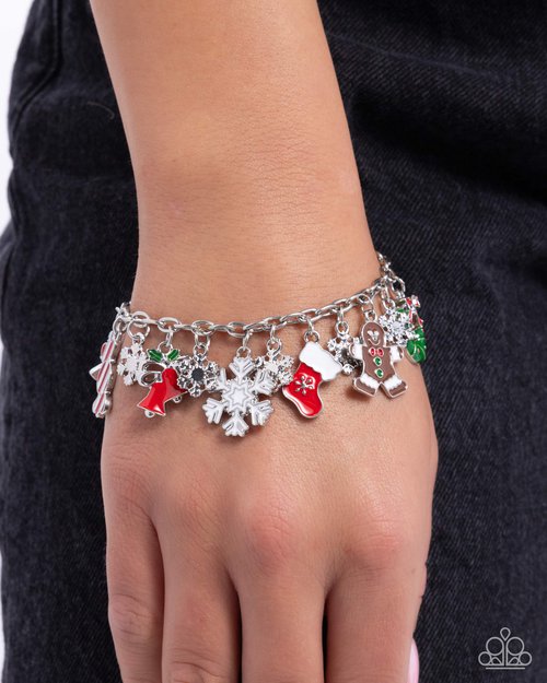 Christmas Cascade - Paparazzi Bracelet Image