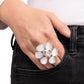 Glitter in the Air - White - Paparazzi Ring Image
