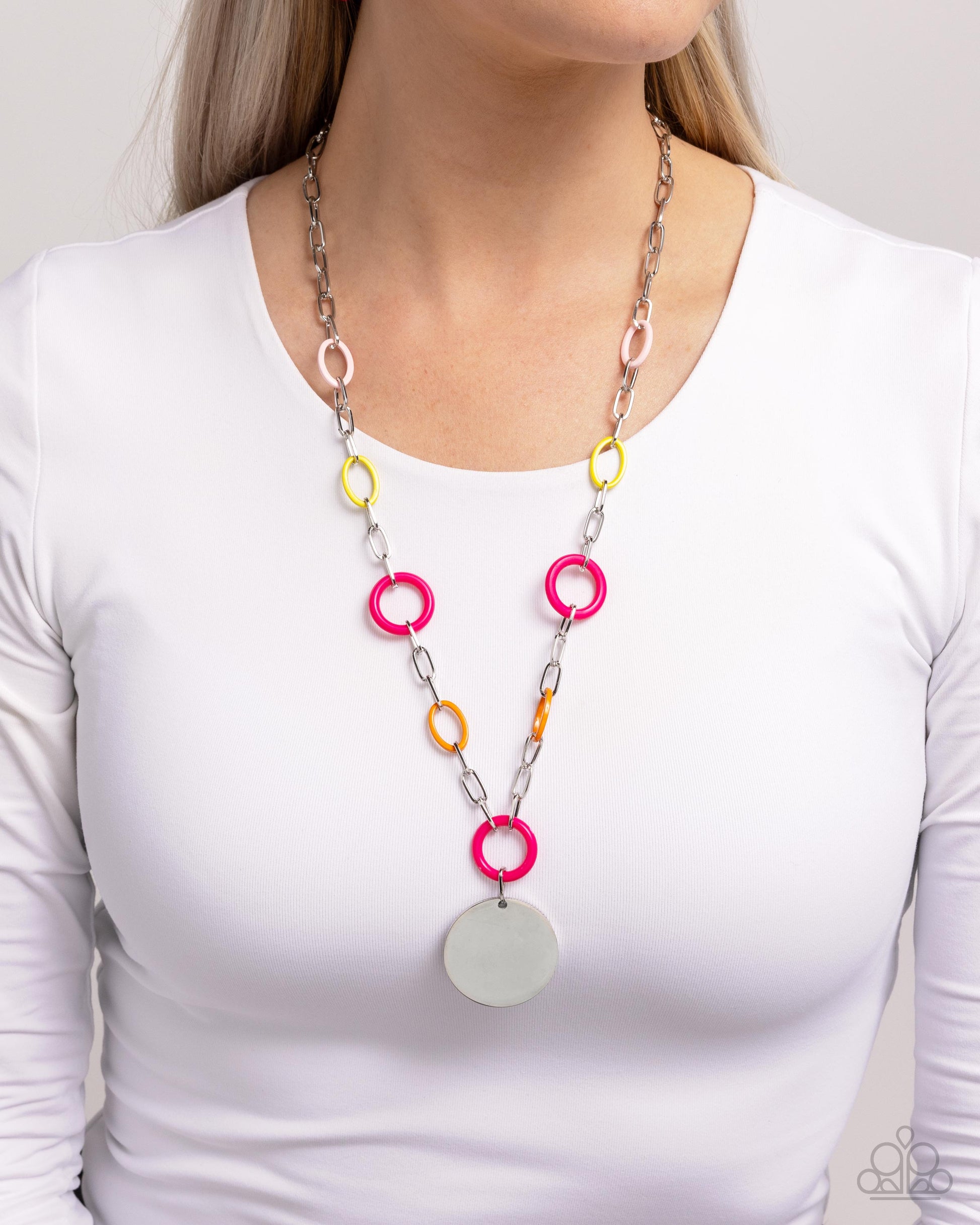 Popularity Contest - Pink - Paparazzi Necklace Image
