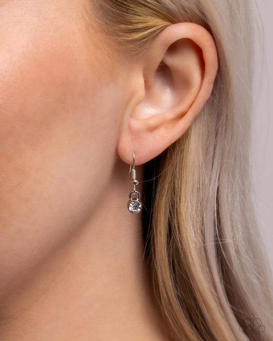 Key Candidate - White - Paparazzi Necklace Image