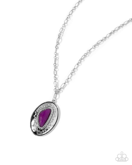 Cover Story - Purple - Paparazzi Necklace Image