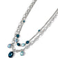 Just for this Moment - Blue - Paparazzi Necklace Image