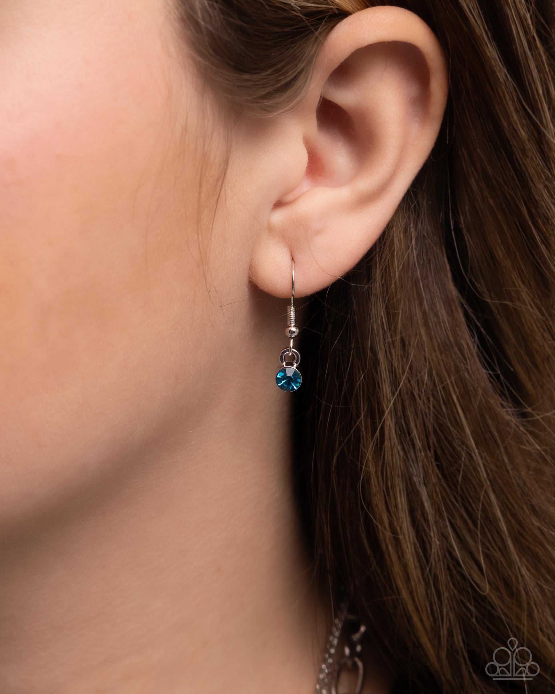 Just for this Moment - Blue - Paparazzi Necklace Image