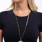Stars Begin to Climb - Gold - Paparazzi Necklace Image