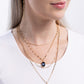 Four-Part Harmony - Blue - Paparazzi Necklace Image