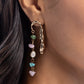 Suspended Sheen - Gold - Paparazzi Earring Image
