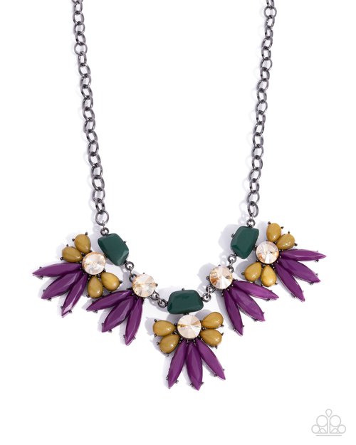 Folklore Flair - Purple - Paparazzi Necklace Image