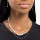 Eclectic Effort - White - Paparazzi Necklace Image