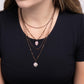 Four-Part Harmony - Copper - Paparazzi Necklace Image