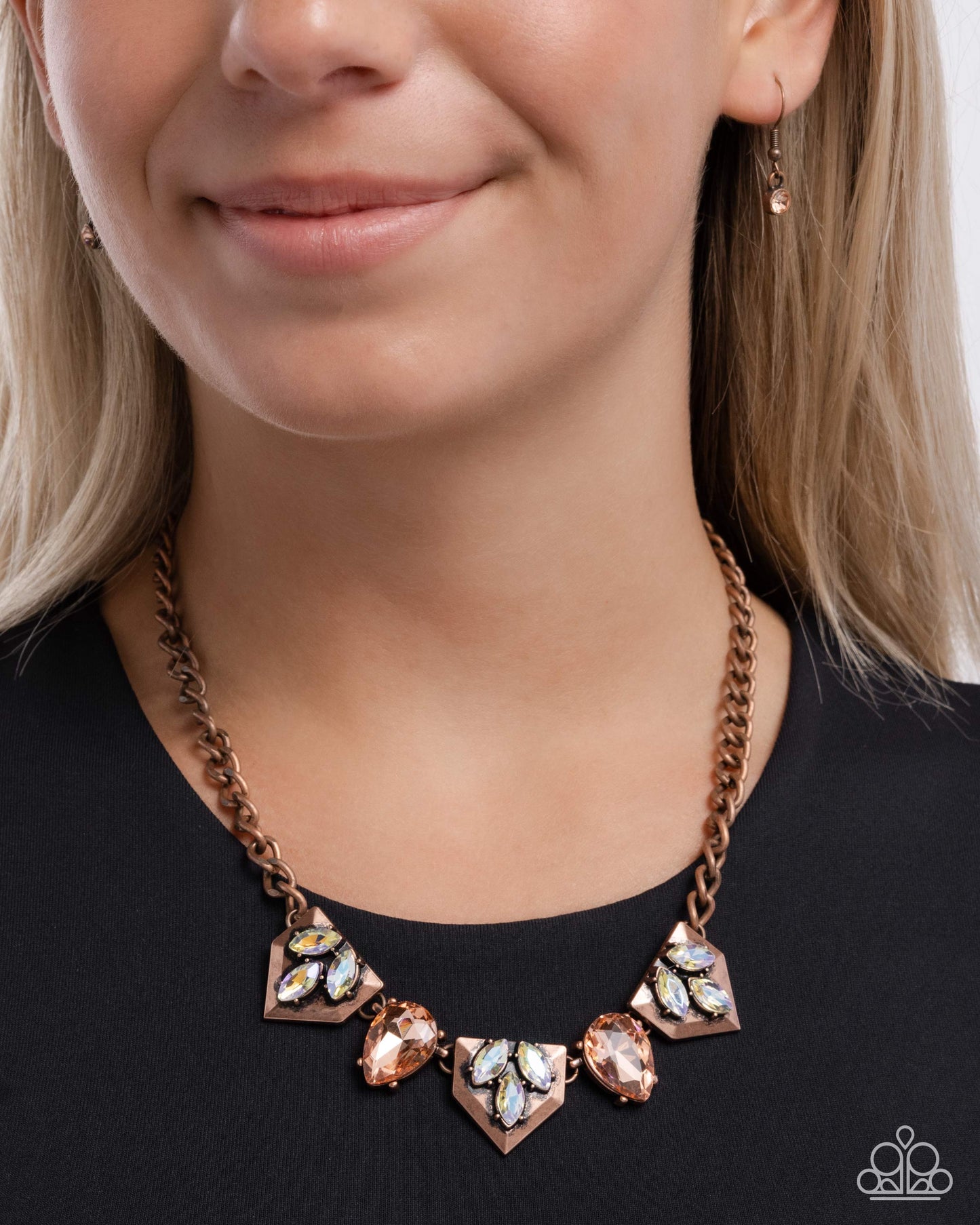 Home Place Haute - Copper - Paparazzi Necklace Image