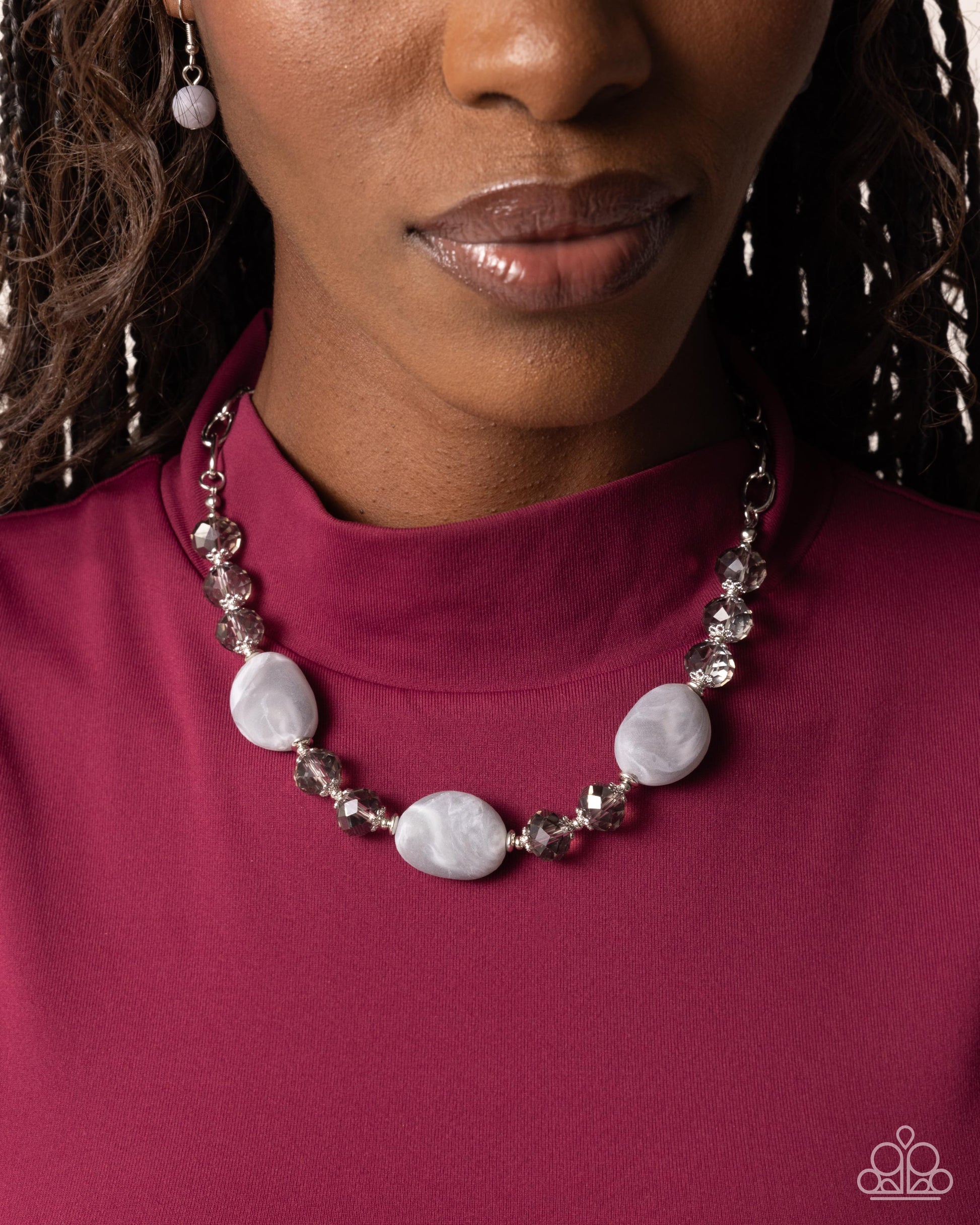 Blended Bliss - Complete Look - Silver - Paparazzi Product Image