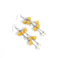 Suspended Sophistication - Yellow - Paparazzi Earring Image