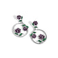 ROSE to You - Purple - Paparazzi Earring Image