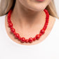 Not a Phase - Red - Paparazzi Necklace Image