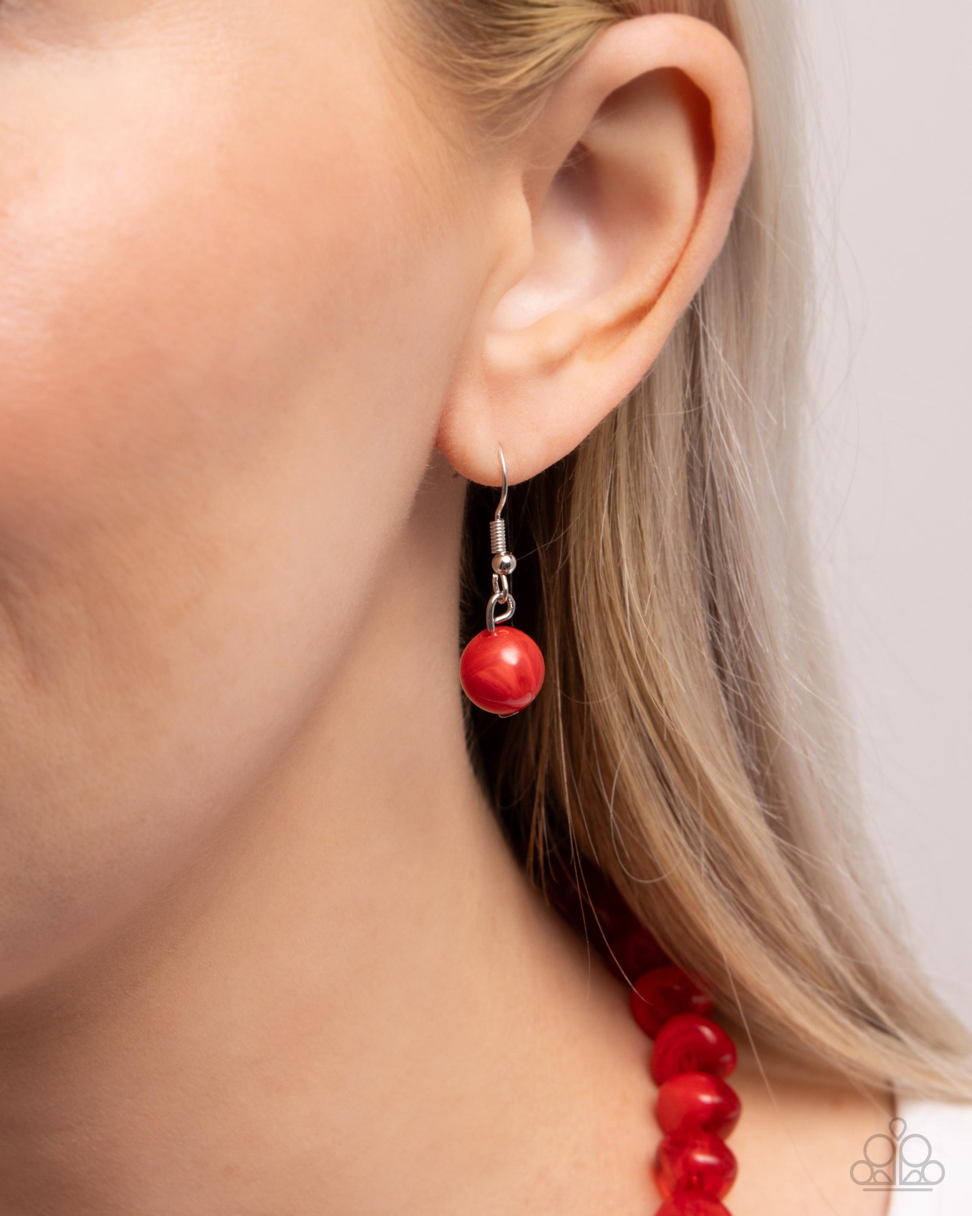 Not a Phase - Red - Paparazzi Necklace Image