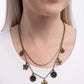Glinting Garden - Brass - Paparazzi Necklace Image