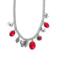Garden Center - Red - Paparazzi Necklace Image