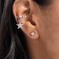 Cosmic Cool - White - Paparazzi Earring Image