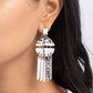 Suspended Disbelief - Silver - Paparazzi Earring Image