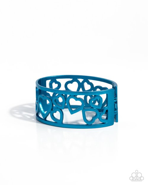 Steal Your Heart - Blue - Paparazzi Bracelet Image