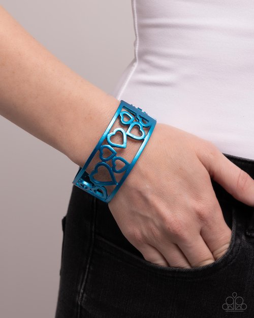 Steal Your Heart - Blue - Paparazzi Bracelet Image