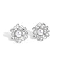 Relatable Radiance - White - Paparazzi Earring Image