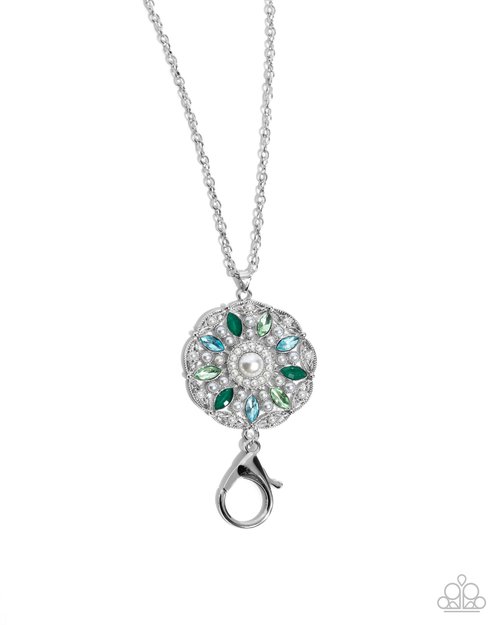 Angelic Arrangement - Green - Paparazzi Necklace Image