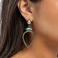 Cultured Chic - Brass - Paparazzi Earring Image