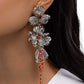 Classical Cadenza - Red - Paparazzi Earring Image