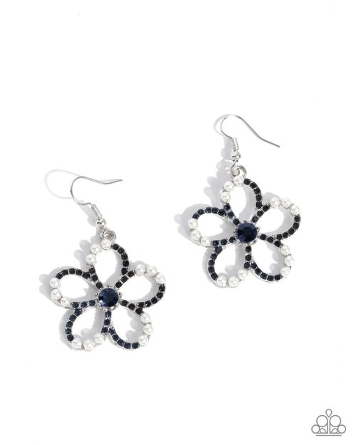 Paramount Pearls - Blue - Paparazzi Earring Image