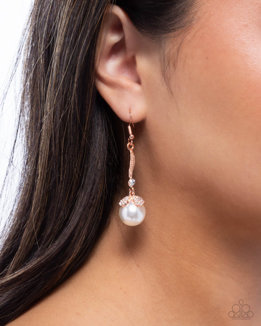 Royal Rarity - Copper - Paparazzi Earring Image