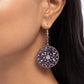 Cathedral Chic - Purple - Paparazzi Earring Image