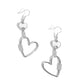Eternally Enamored - White - Paparazzi Earring Image