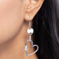Eternally Enamored - White - Paparazzi Earring Image