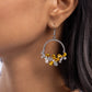 Bouquet Bliss - Yellow - Paparazzi Earring Image