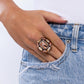 Follow Suit - Copper - Paparazzi Ring Image