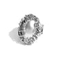 Flashy Frenzy - White - Paparazzi Ring Image